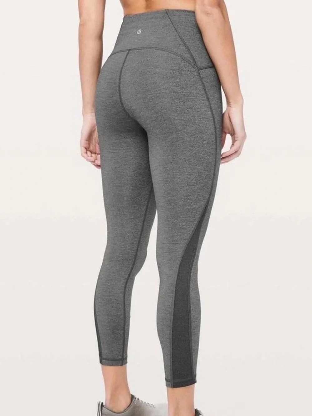lululemon athletica Heathered Gray Performance Leggings